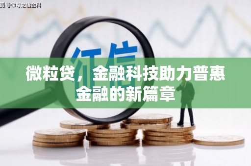 湖里微粒贷，金融科技助力普惠金融的新篇章