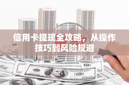湖里信用卡提现全攻略，从操作技巧到风险规避