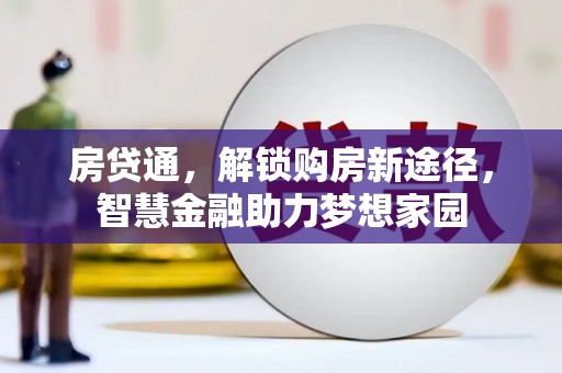 湖里房贷通，解锁购房新途径，智慧金融助力梦想家园