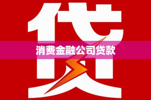 湖里消费金融公司贷款