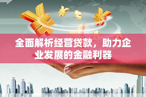 湖里全面解析经营贷款，助力企业发展的金融利器