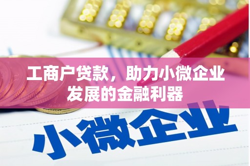 湖里工商户贷款，助力小微企业发展的金融利器