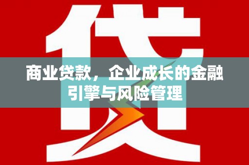 湖里商业贷款，企业成长的金融引擎与风险管理