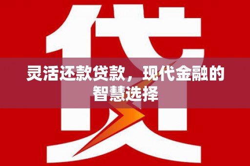 湖里灵活还款贷款，现代金融的智慧选择