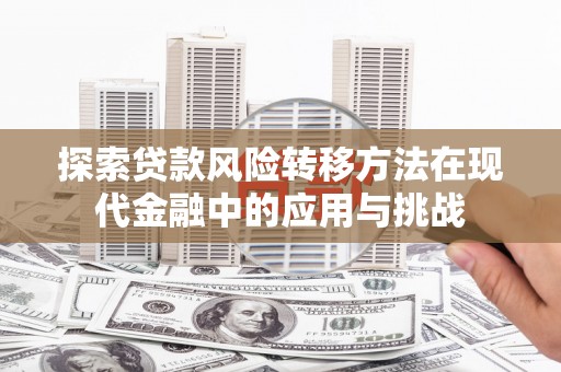 湖里探索贷款风险转移方法在现代金融中的应用与挑战