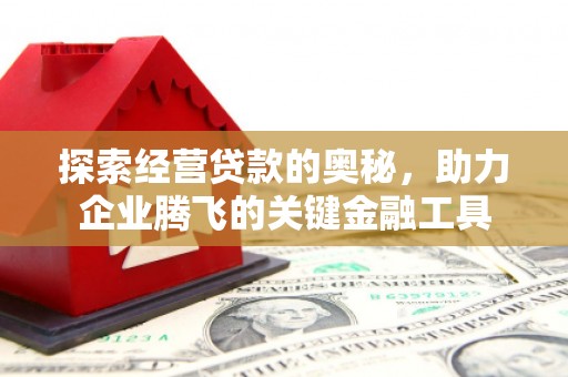 湖里探索经营贷款的奥秘，助力企业腾飞的关键金融工具