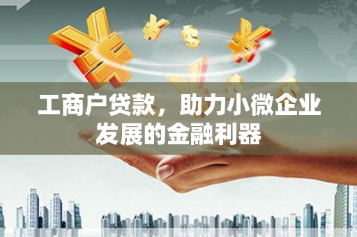 湖里工商户贷款，助力小微企业发展的金融利器