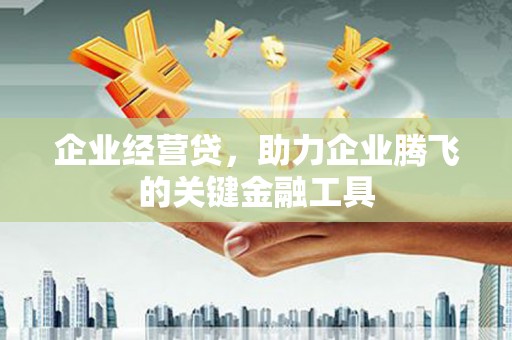 湖里企业经营贷，助力企业腾飞的关键金融工具