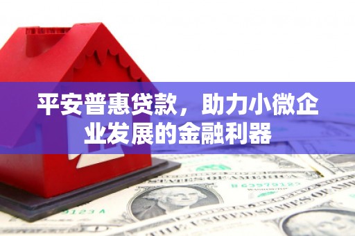 湖里平安普惠贷款，助力小微企业发展的金融利器