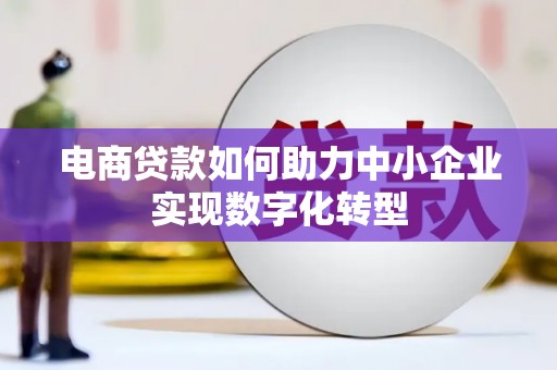 湖里电商贷款如何助力中小企业实现数字化转型