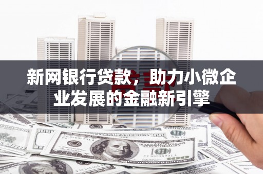 湖里新网银行贷款，助力小微企业发展的金融新引擎
