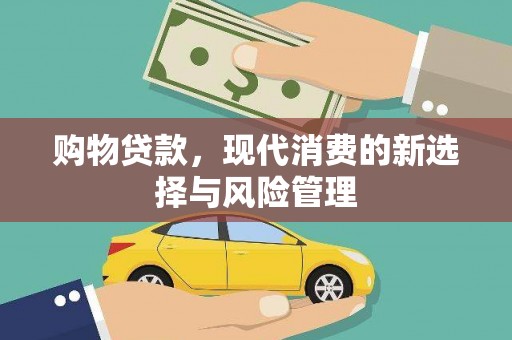 湖里购物贷款，现代消费的新选择与风险管理