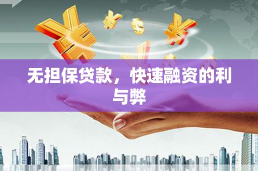 湖里无担保贷款，快速融资的利与弊