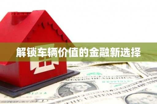 湖里解锁车辆价值的金融新选择