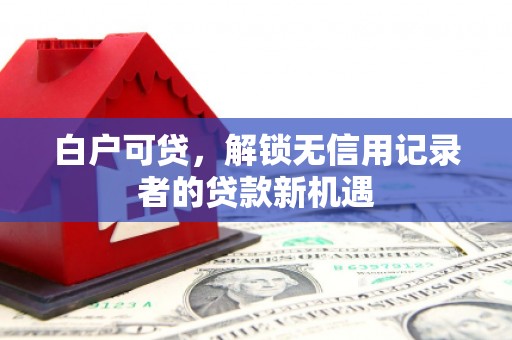 湖里白户可贷，解锁无信用记录者的贷款新机遇