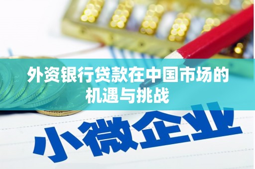 湖里外资银行贷款在中国市场的机遇与挑战
