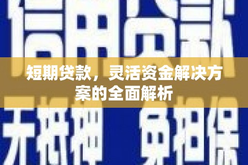 湖里短期贷款，灵活资金解决方案的全面解析