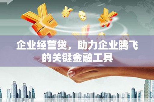 湖里企业经营贷，助力企业腾飞的关键金融工具