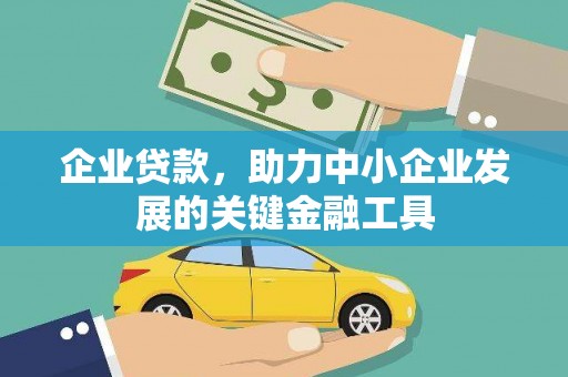 湖里企业贷款，助力中小企业发展的关键金融工具