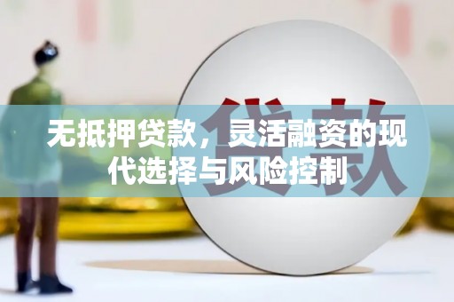 湖里无抵押贷款，灵活融资的现代选择与风险控制