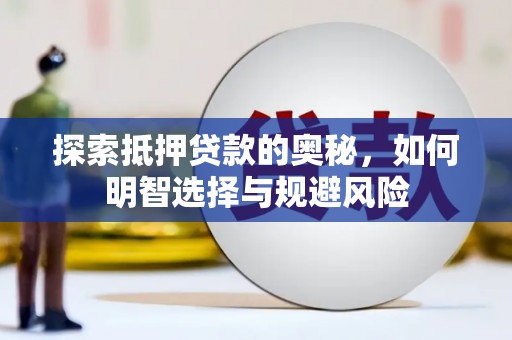 湖里探索抵押贷款的奥秘，如何明智选择与规避风险