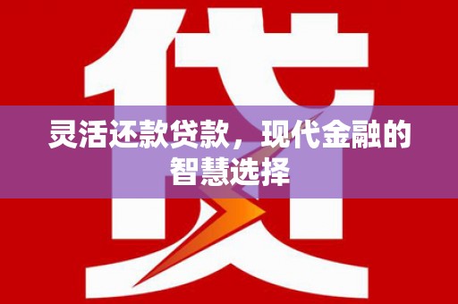 湖里灵活还款贷款，现代金融的智慧选择