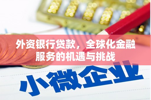 湖里外资银行贷款，全球化金融服务的机遇与挑战