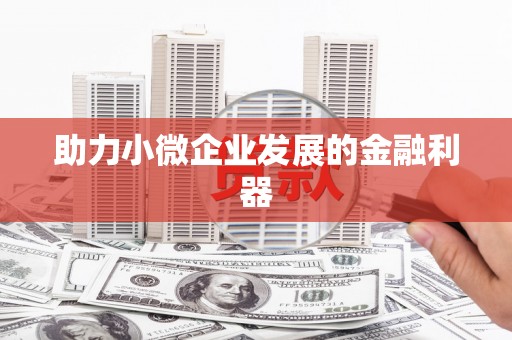 湖里助力小微企业发展的金融利器