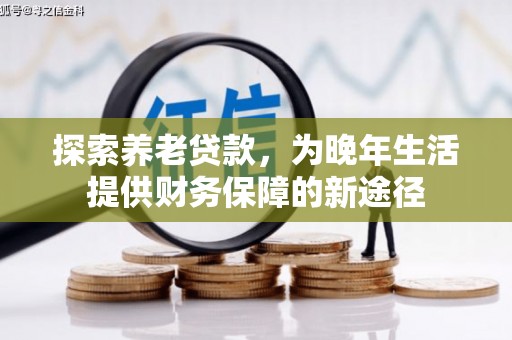湖里探索养老贷款，为晚年生活提供财务保障的新途径