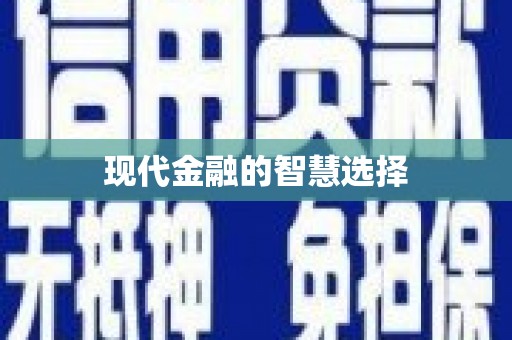 湖里现代金融的智慧选择