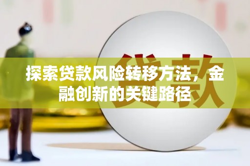 湖里探索贷款风险转移方法，金融创新的关键路径