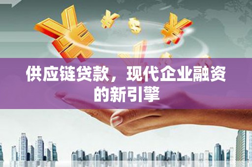 湖里供应链贷款，现代企业融资的新引擎