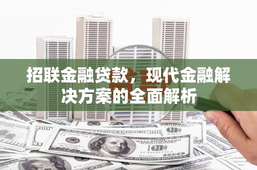湖里招联金融贷款，现代金融解决方案的全面解析