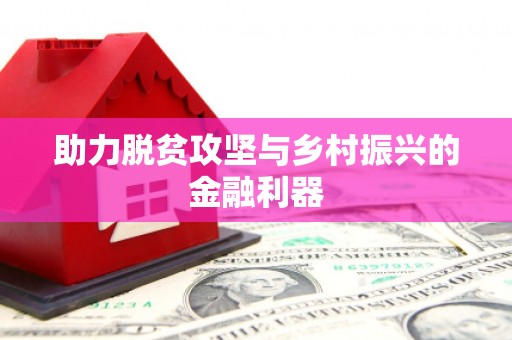 湖里助力脱贫攻坚与乡村振兴的金融利器