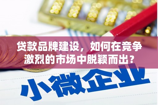 湖里贷款品牌建设，如何在竞争激烈的市场中脱颖而出？