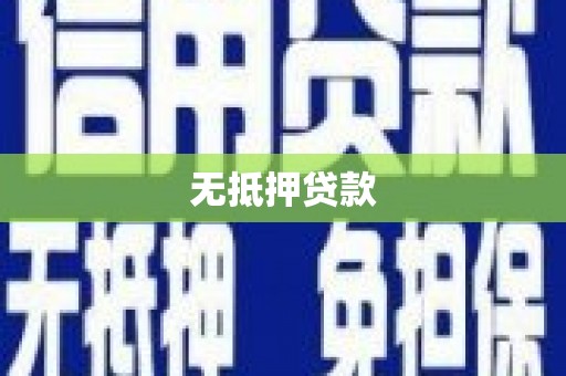 湖里无抵押贷款