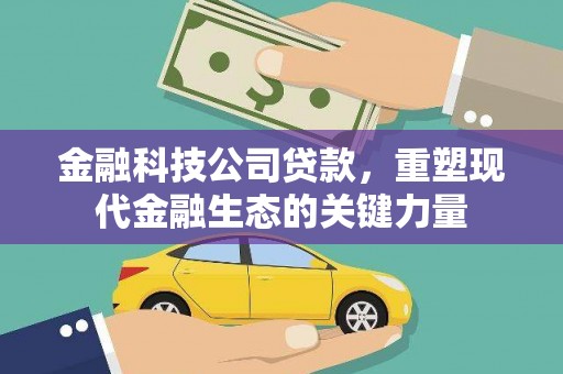 湖里金融科技公司贷款，重塑现代金融生态的关键力量