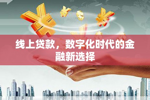湖里线上贷款，数字化时代的金融新选择