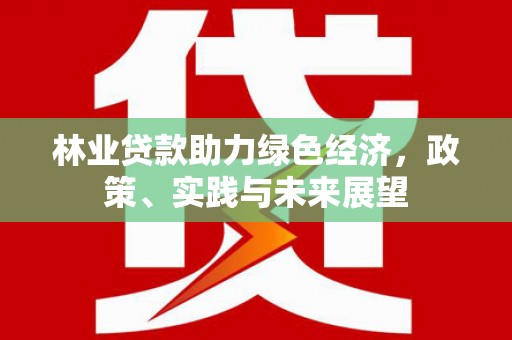 湖里林业贷款助力绿色经济，政策、实践与未来展望