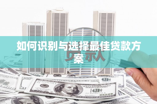 湖里如何识别与选择最佳贷款方案
