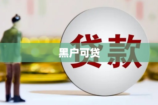湖里黑户可贷