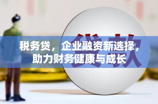 湖里税务贷，企业融资新选择，助力财务健康与成长