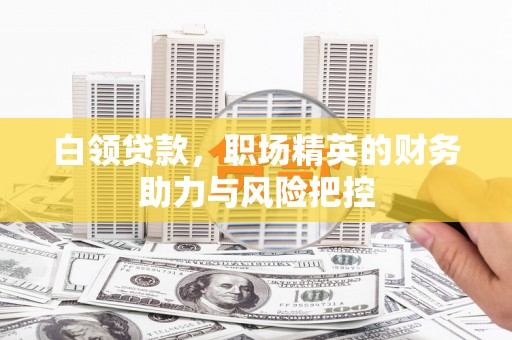 湖里白领贷款，职场精英的财务助力与风险把控