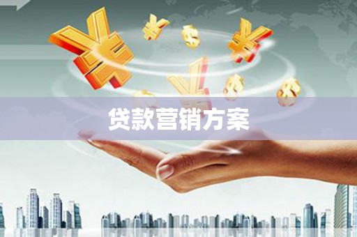 湖里贷款营销方案